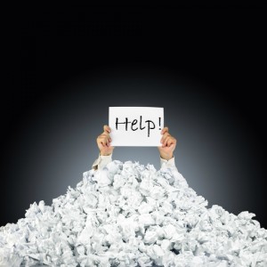 Help-Sign-Pile-Paper