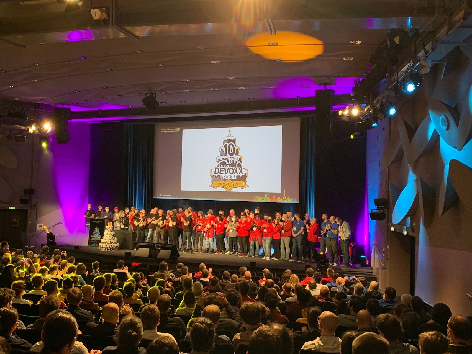 Photo de la salle pleinière Devoxx 2022