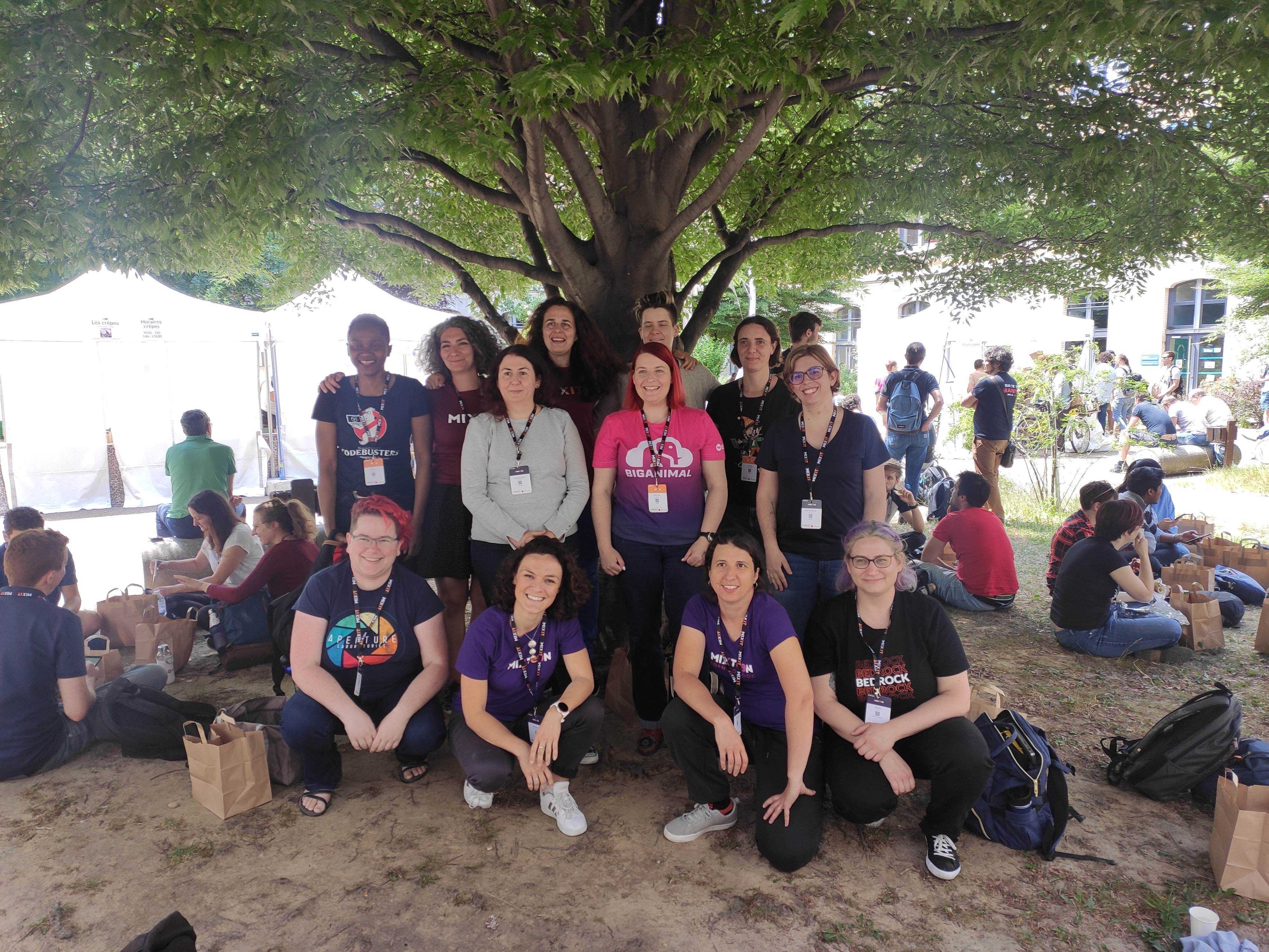 Photo des Duchess sous un arbre