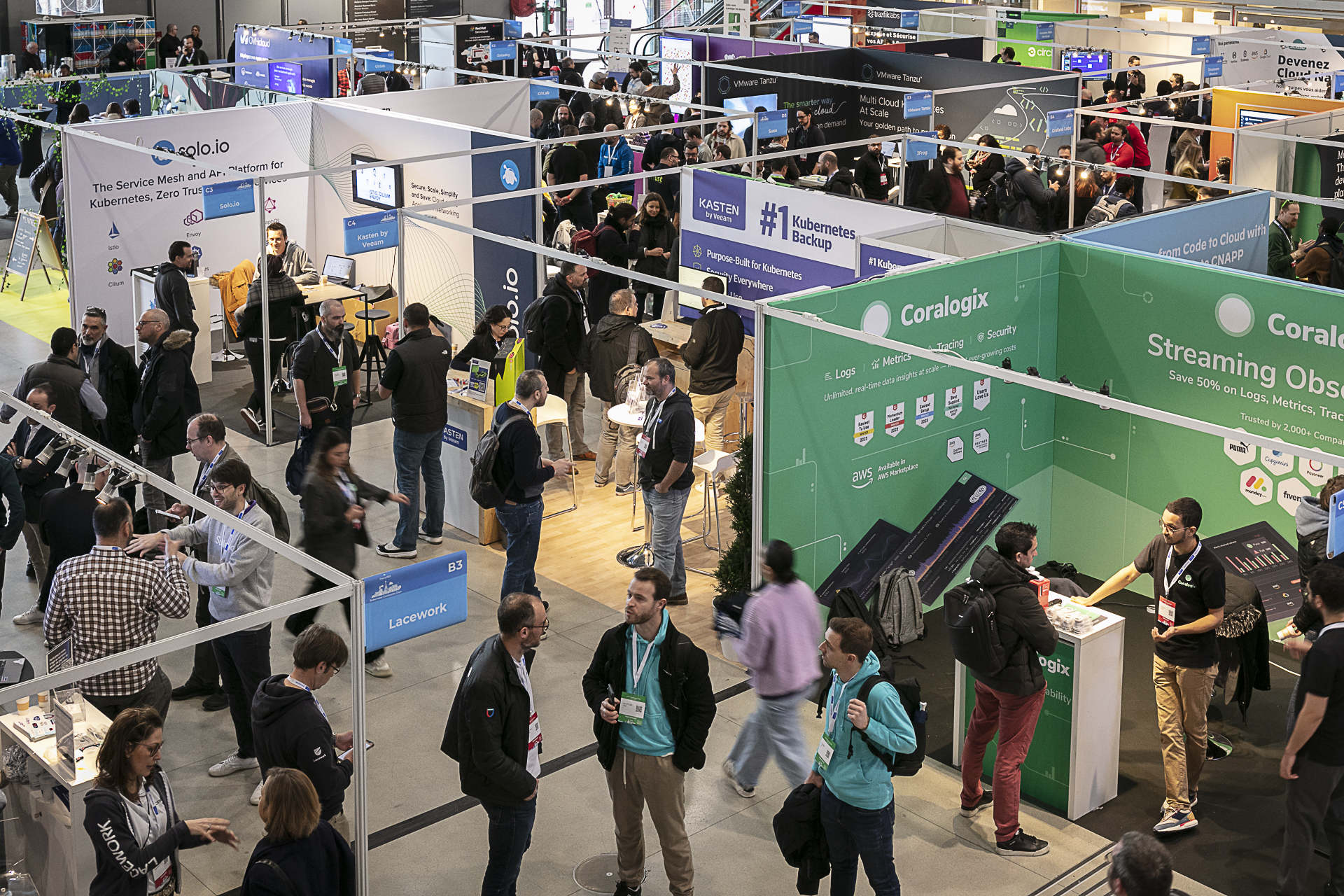 Kubernetes Community Days 2023. Photo d'une allée