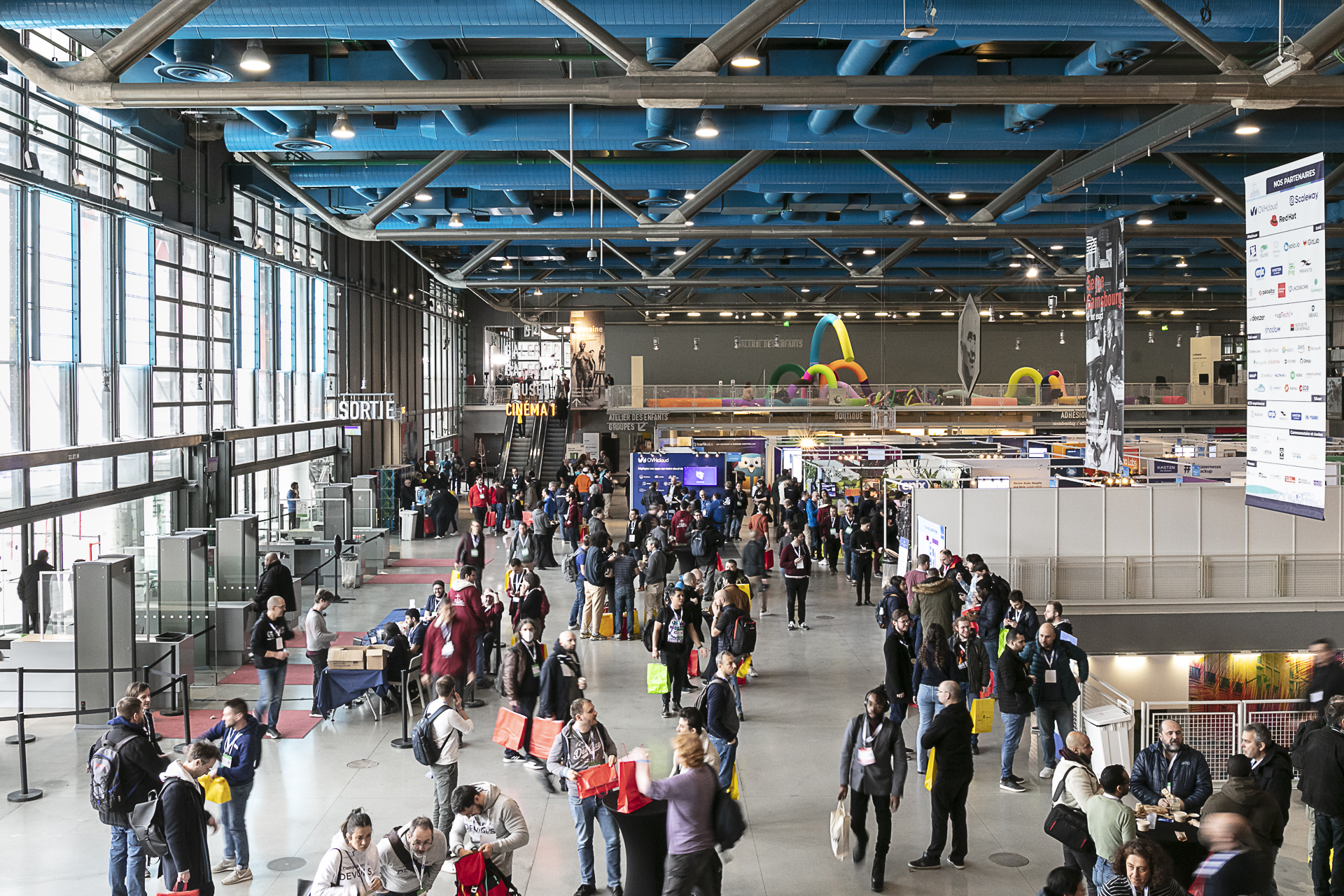 Kubernetes Community Days 2023. Photo du hall