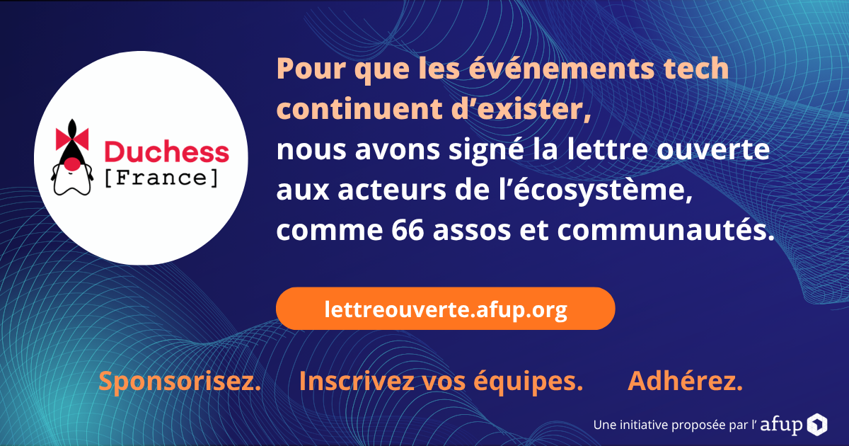 Duchess France - Lettre ouverte - 2026